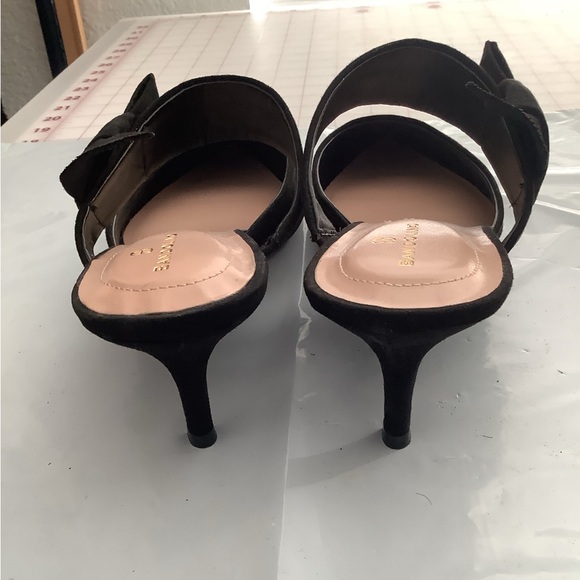 BANDOLINO BLACK Velvet pumps shoes. - Picture 5 of 12